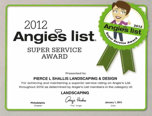 Angie's List - Super Service Award 2012